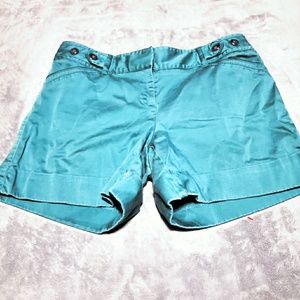 White House Black Market Teal Shorts
